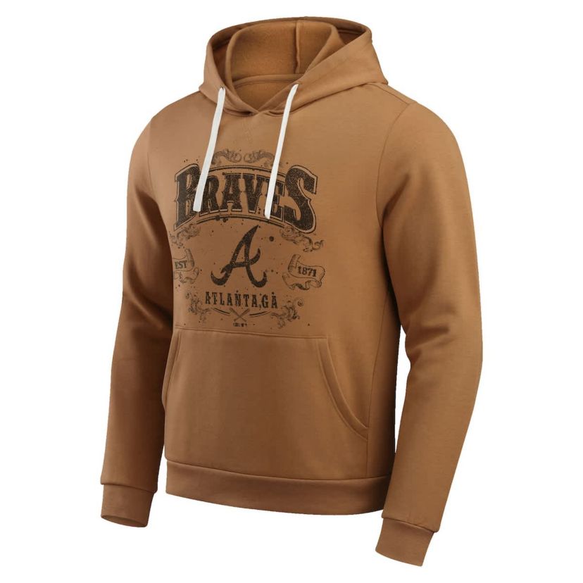 MLB Atlanta Braves Camp Fleece Pullover Hoodie