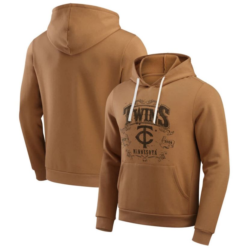 MLB Minnesota Twins Camp Fleece Pullover Hoodie
