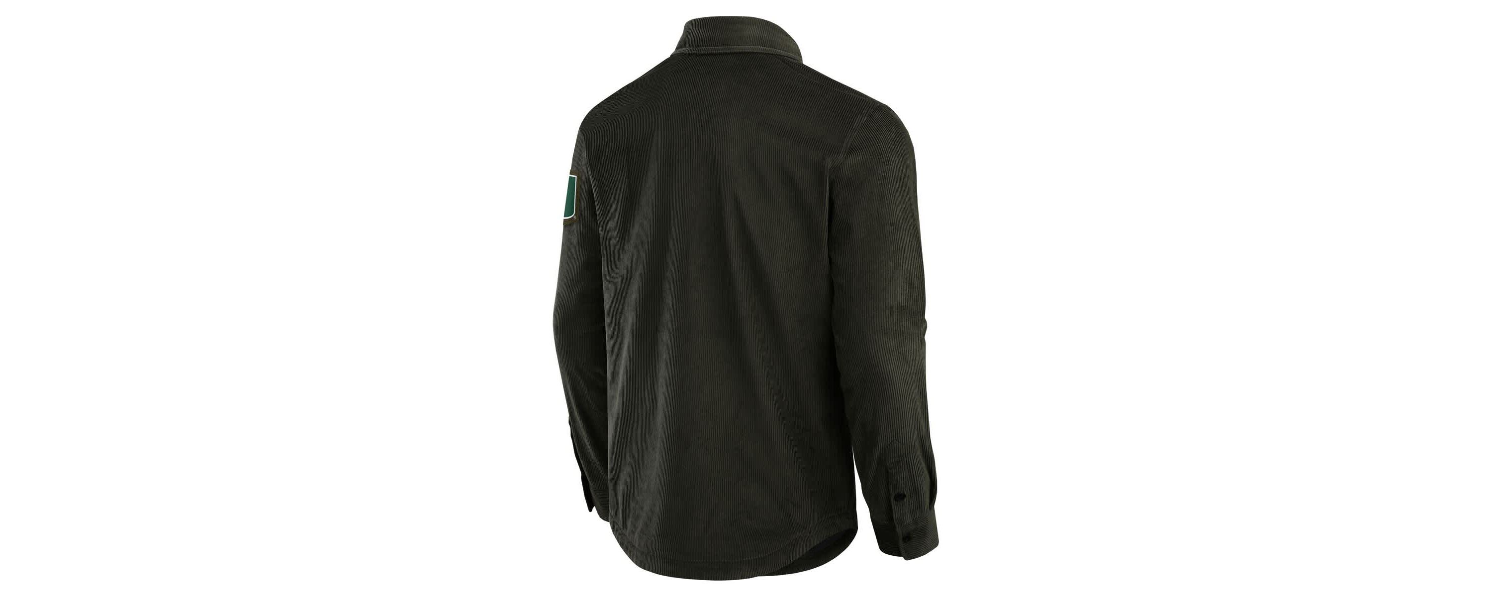 Miami (FL) Hurricanes NCAA Miami Hurricanes Corduroy Full-Button Shacket