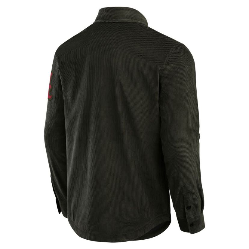 Alabama Crimson Tide NCAA Alabama Tide Corduroy Full-Button Shacket