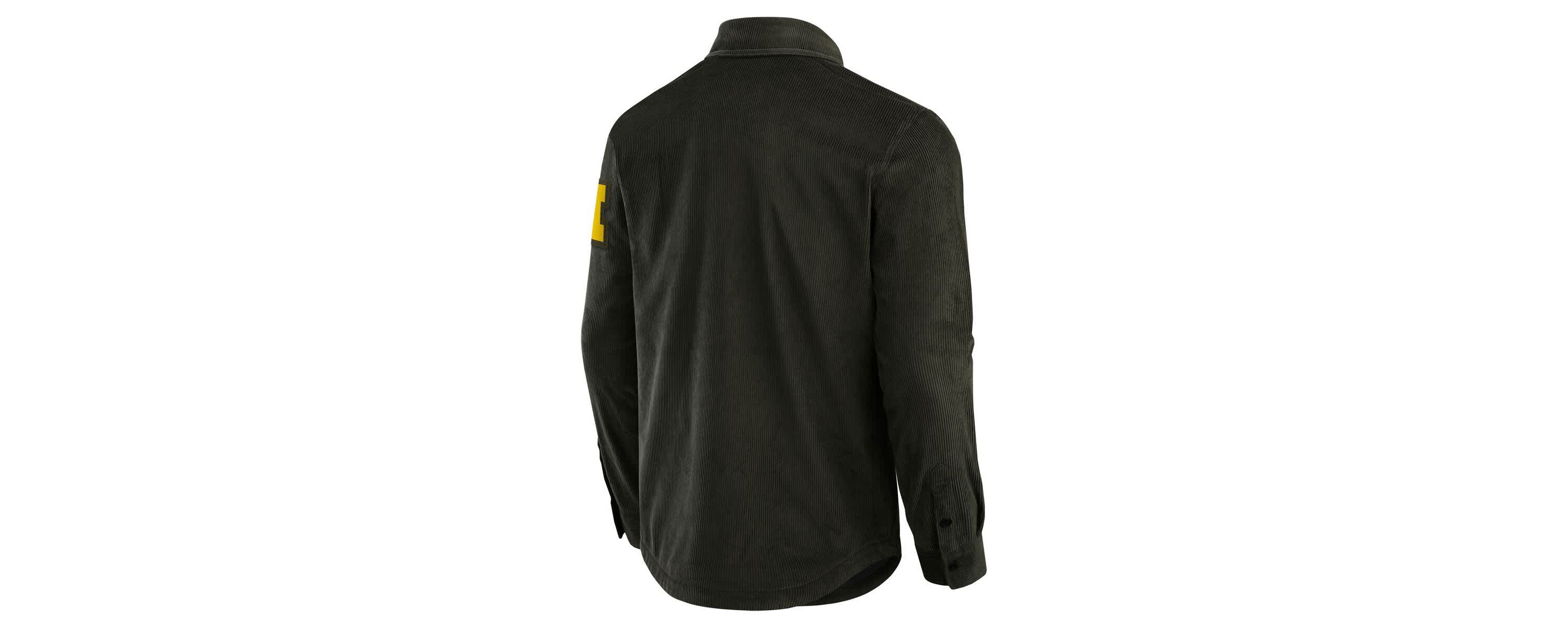 NCAA Michigan Wolverines Corduroy Full-Button Shacket