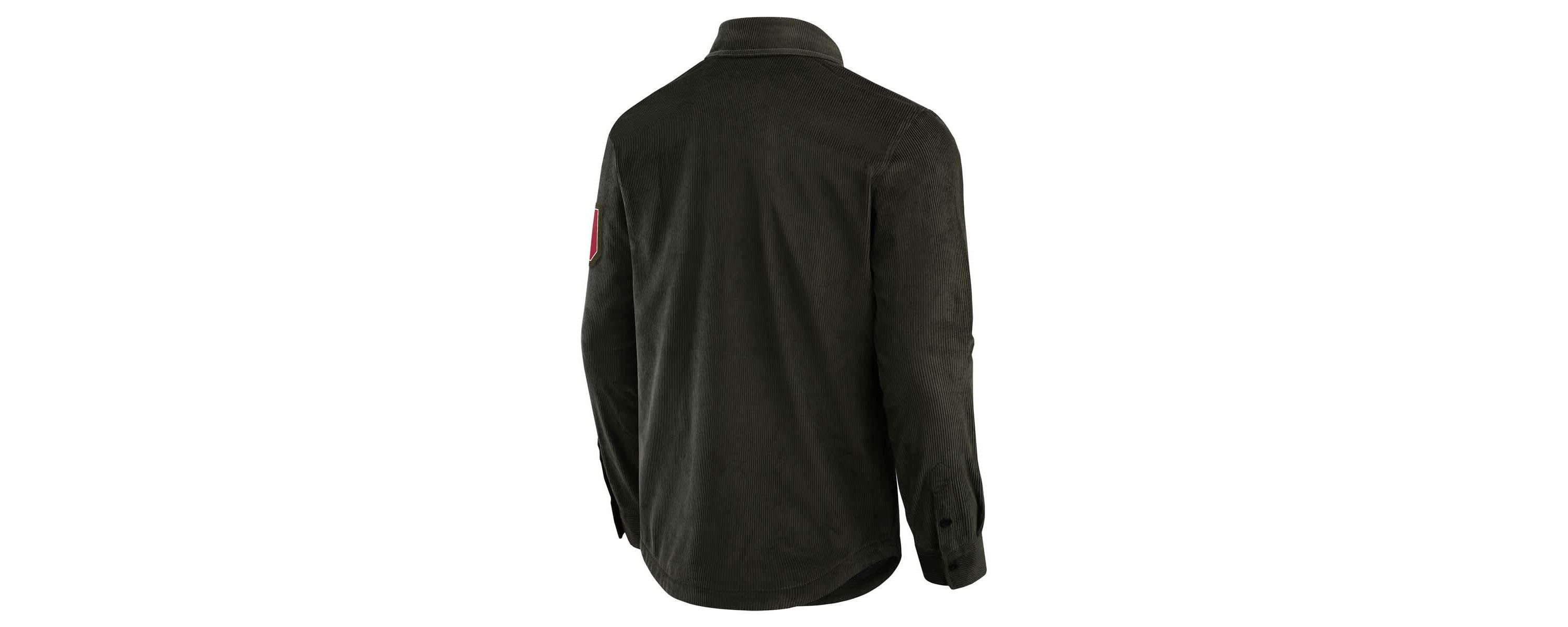 NCAA Oklahoma Sooners Corduroy Full-Button Shacket