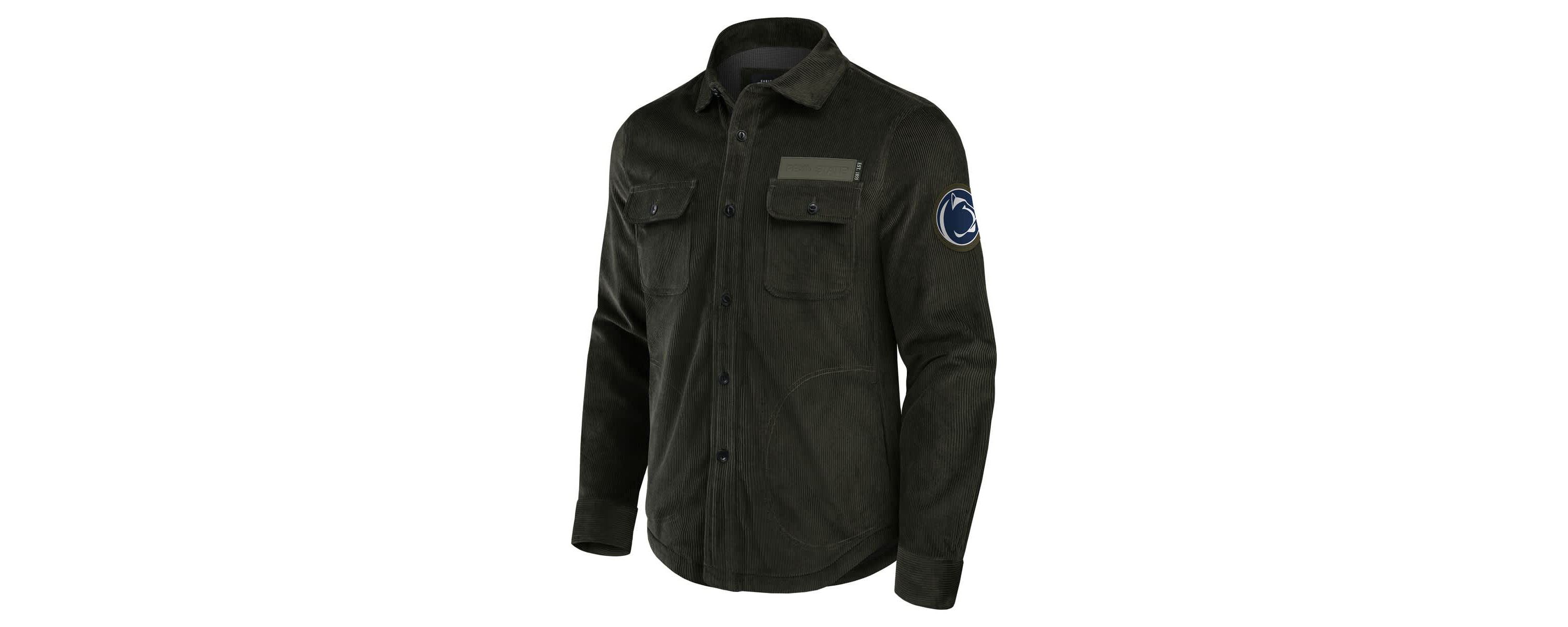 NCAA Penn State Nittany Lions Corduroy Full-Button Shacket