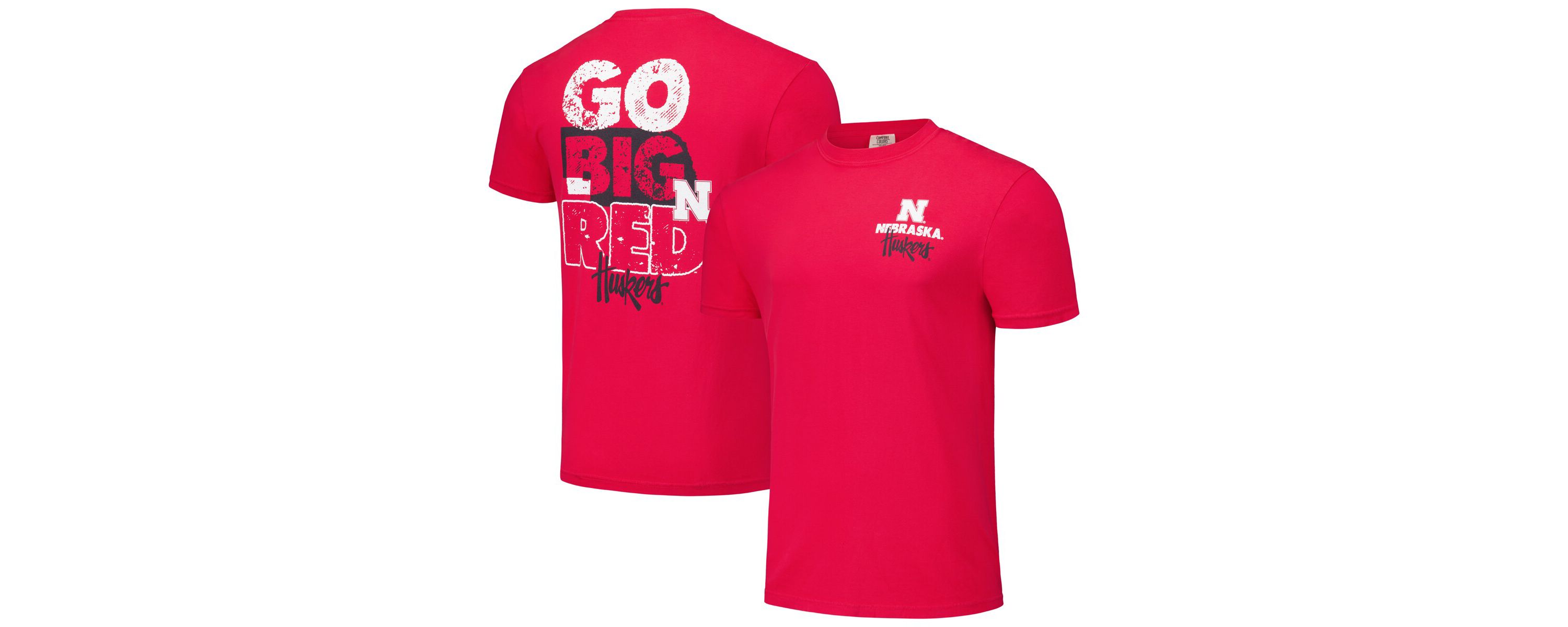 NCAA Unisex Nebraska Huskers Hyper Local Go Big T-Shirt