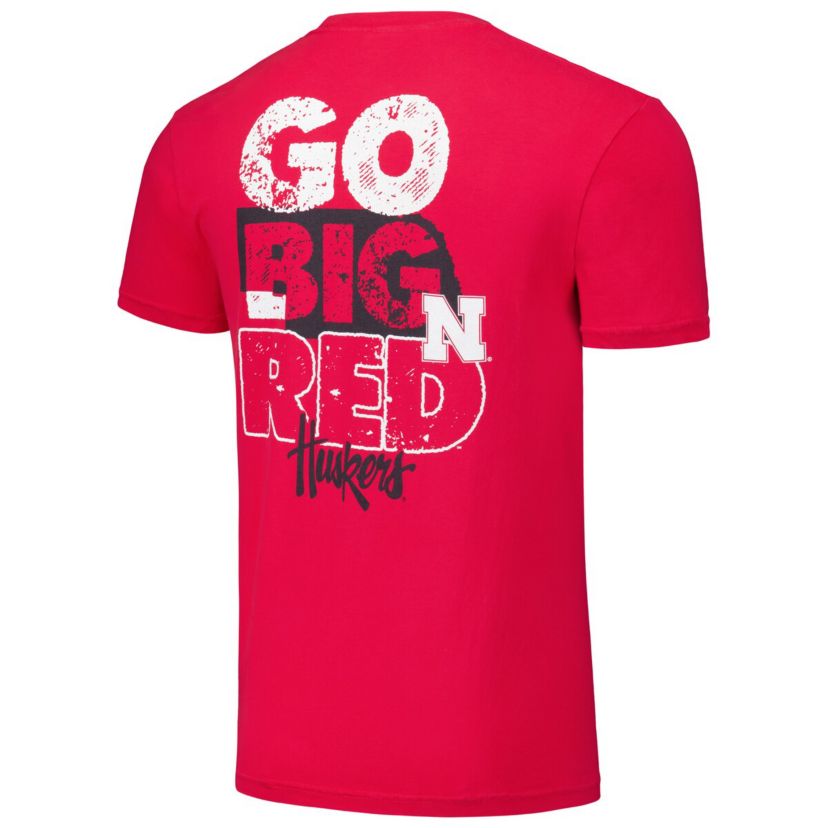 NCAA Unisex Nebraska Huskers Hyper Local Go Big T-Shirt