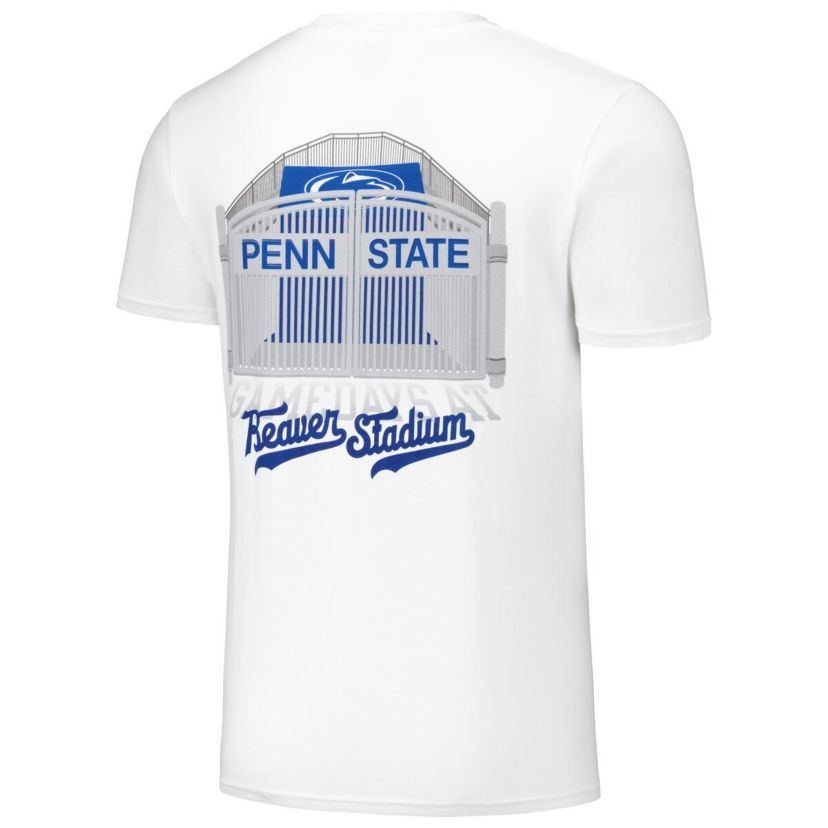 NCAA Unisex Penn State Nittany Lions Hyper Local Stadium Gates Helmet T-Shirt