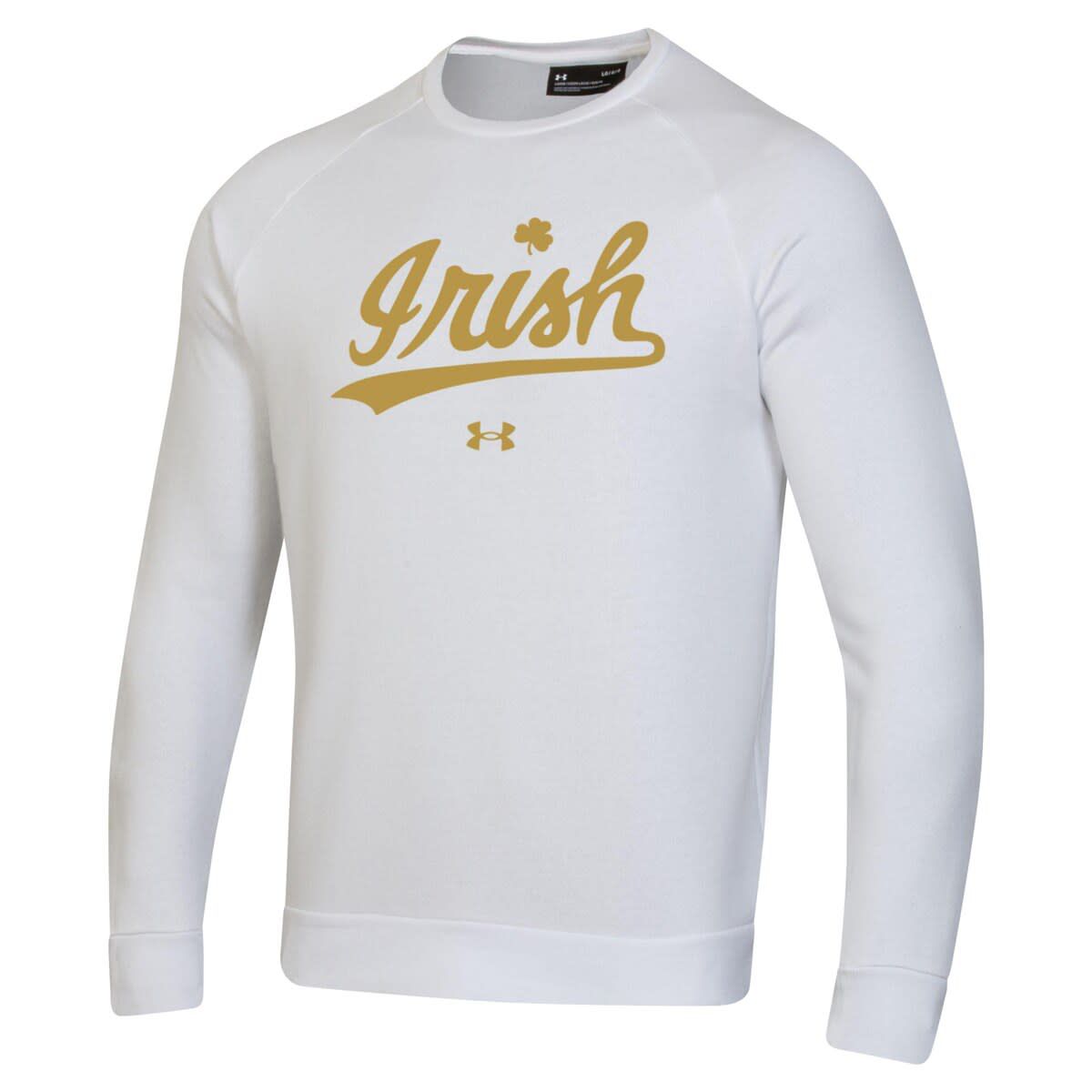 NCAA Under Armour Notre Dame Fighting Irish Rival Rush Raglan Pullover Sweatshirt