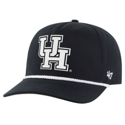 47 Men's NCAA Houston Cougars Rope Hitch Adjustable Hat, Black -  '47, 0198304356340