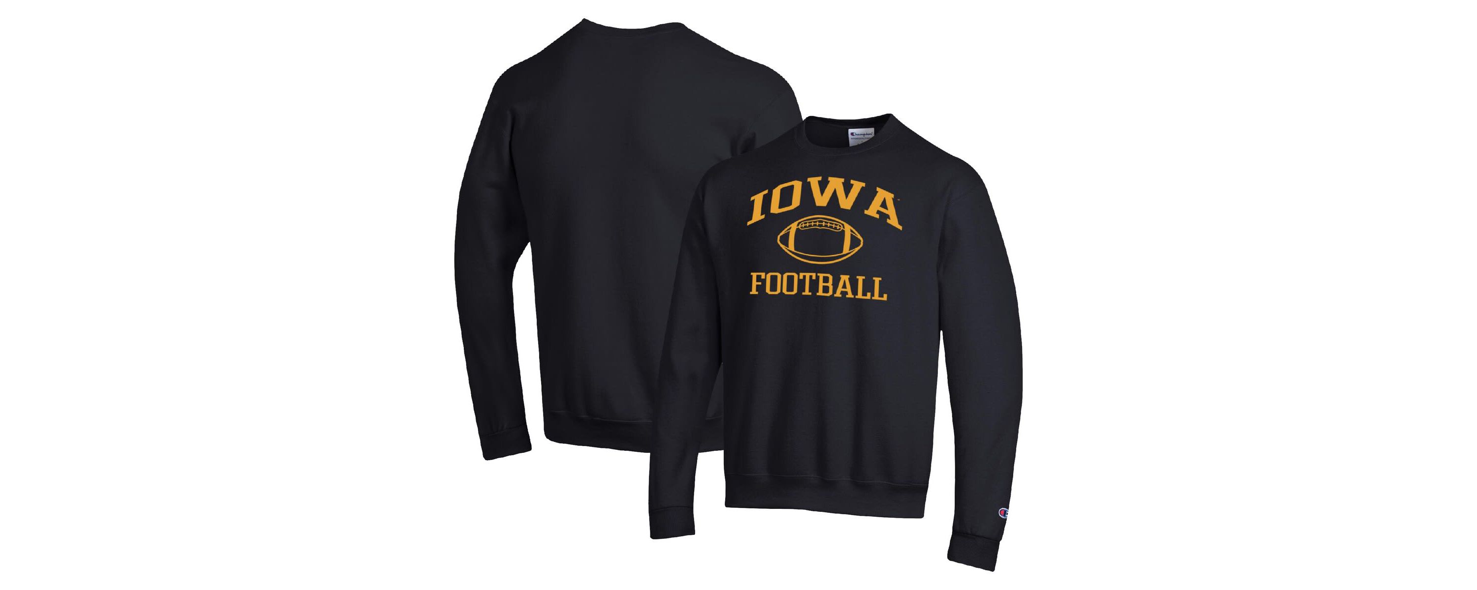 NCAA Iowa Hawkeyes Football Icon Pullover Sweatshirt