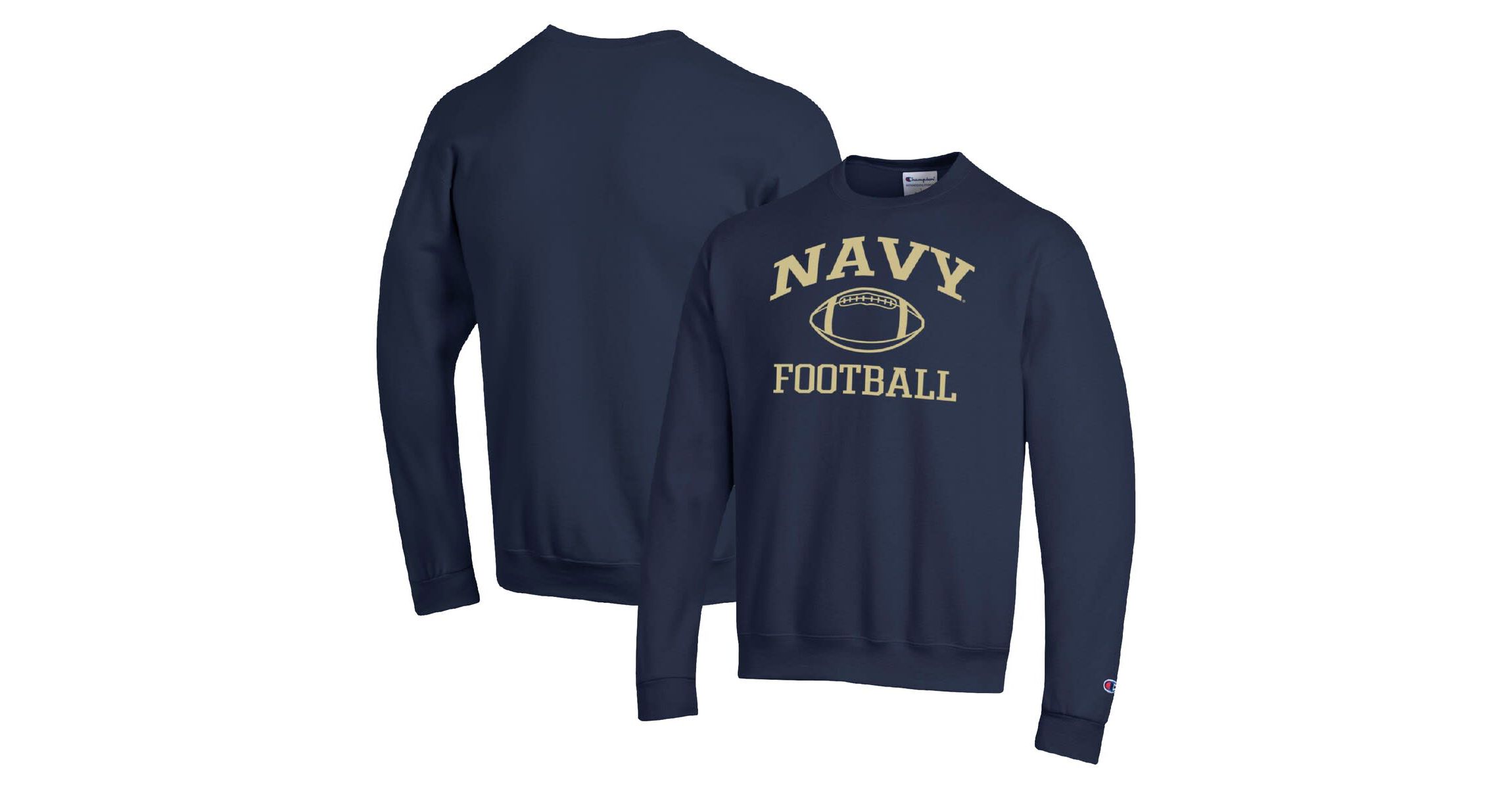 Navy Midshipmen NCAA Midshipmen Football Icon Pullover Sweatshirt