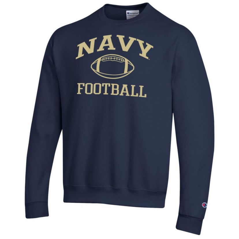 Navy Midshipmen NCAA Midshipmen Football Icon Pullover Sweatshirt