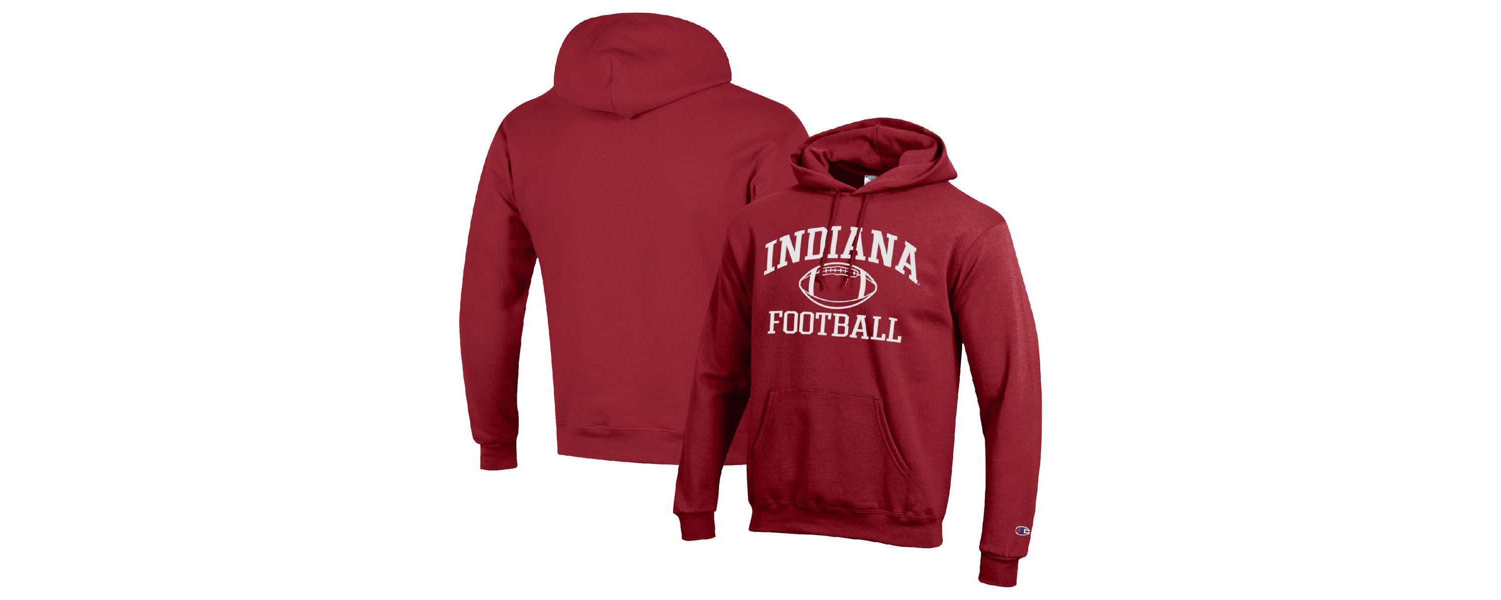 NCAA Indiana Hoosiers Football Icon Pullover Hoodie