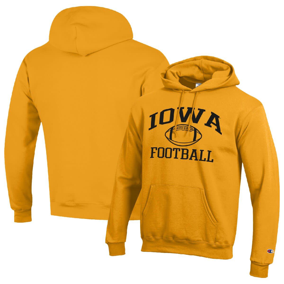 NCAA Iowa Hawkeyes Football Icon Pullover Hoodie