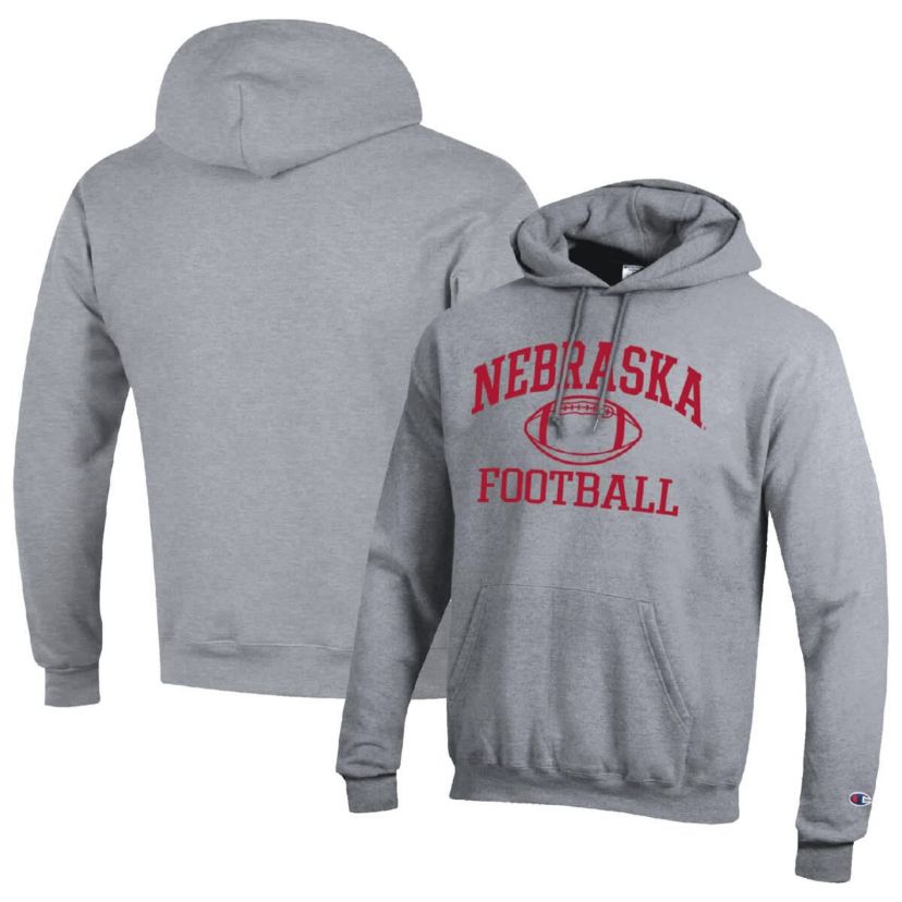 NCAA Nebraska Huskers Football Icon Pullover Hoodie