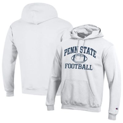 Champion Men's NCAA Penn State Nittany Lions Football Icon Pullover Hoodie, White, Small
