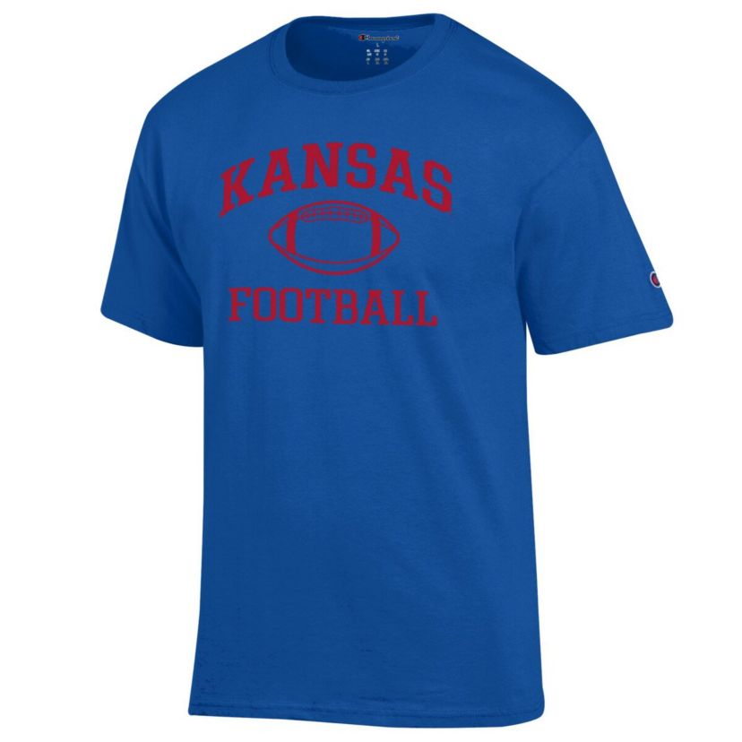 NCAA Kansas Jayhawks Football Icon T-Shirt