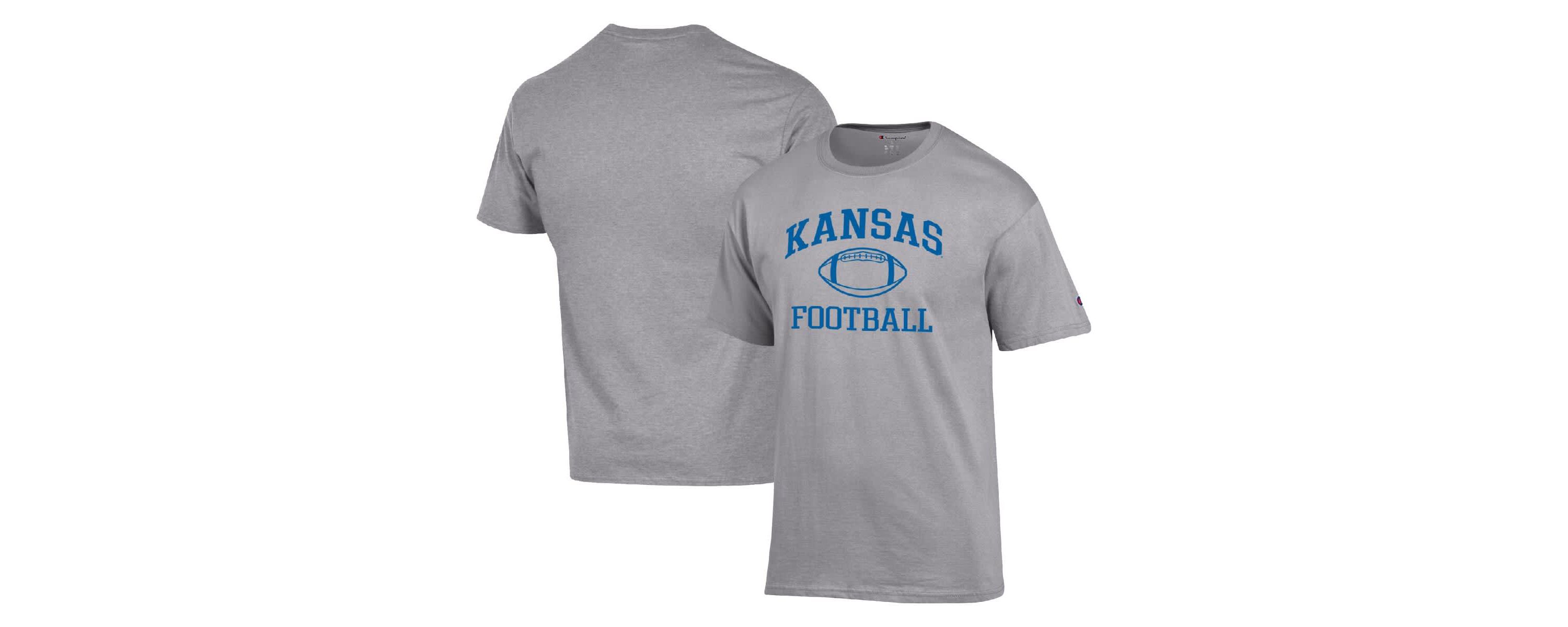 NCAA Kansas Jayhawks Football Icon T-Shirt