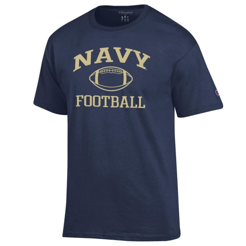 Navy Midshipmen NCAA Midshipmen Football Icon T-Shirt