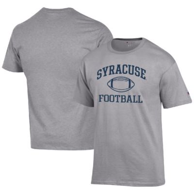 Champion Men's Syracuse Orange NCAA Syracuse Football Icon T-Shirt, Gray, 3XL
