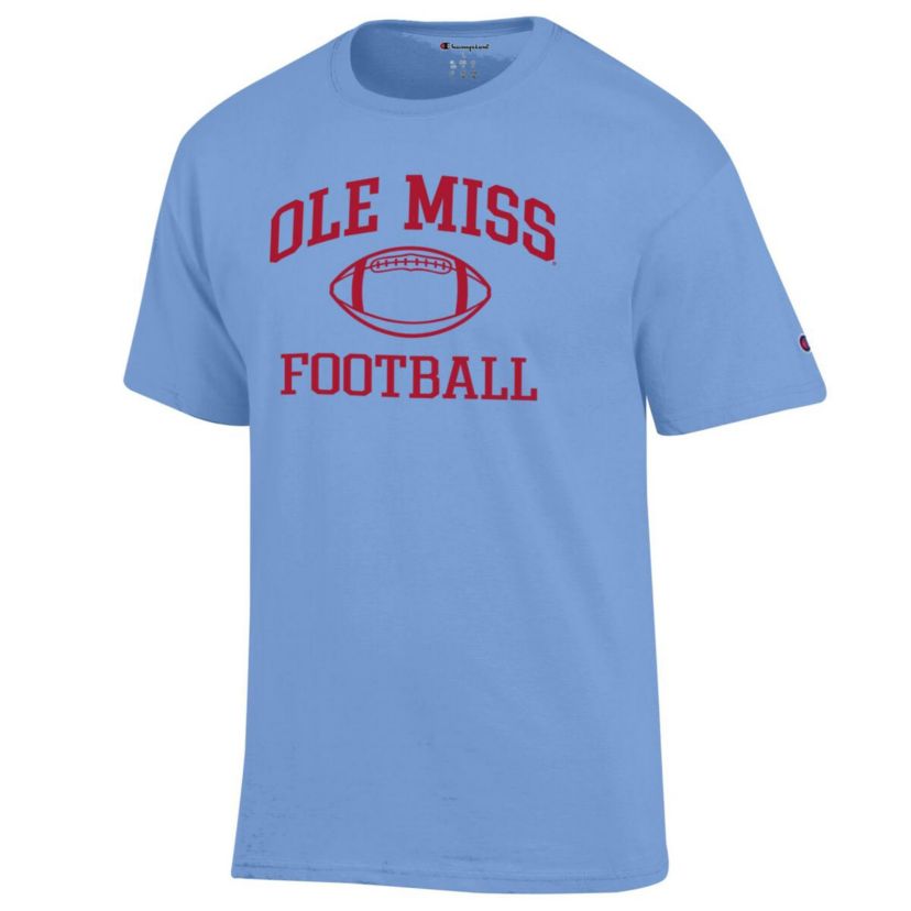 NCAA Powder Ole Miss Rebels Football Icon T-Shirt