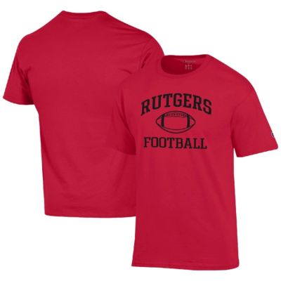 Champion Men's Rutgers Scarlet Knights NCAA Rutgers Knights Football Icon T-Shirt