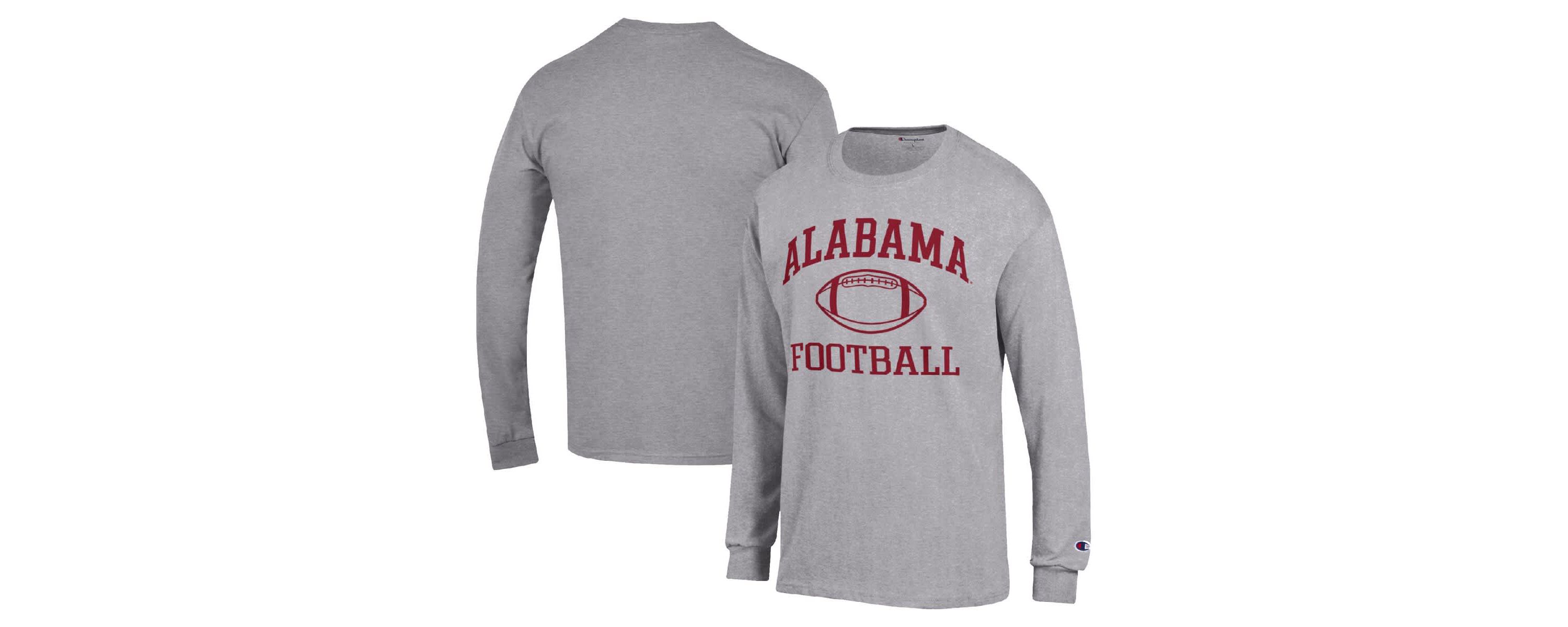 Alabama Crimson Tide NCAA Alabama Tide Football Icon Long Sleeve T-Shirt