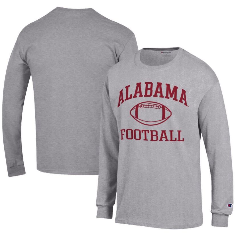 Alabama Crimson Tide NCAA Alabama Tide Football Icon Long Sleeve T-Shirt