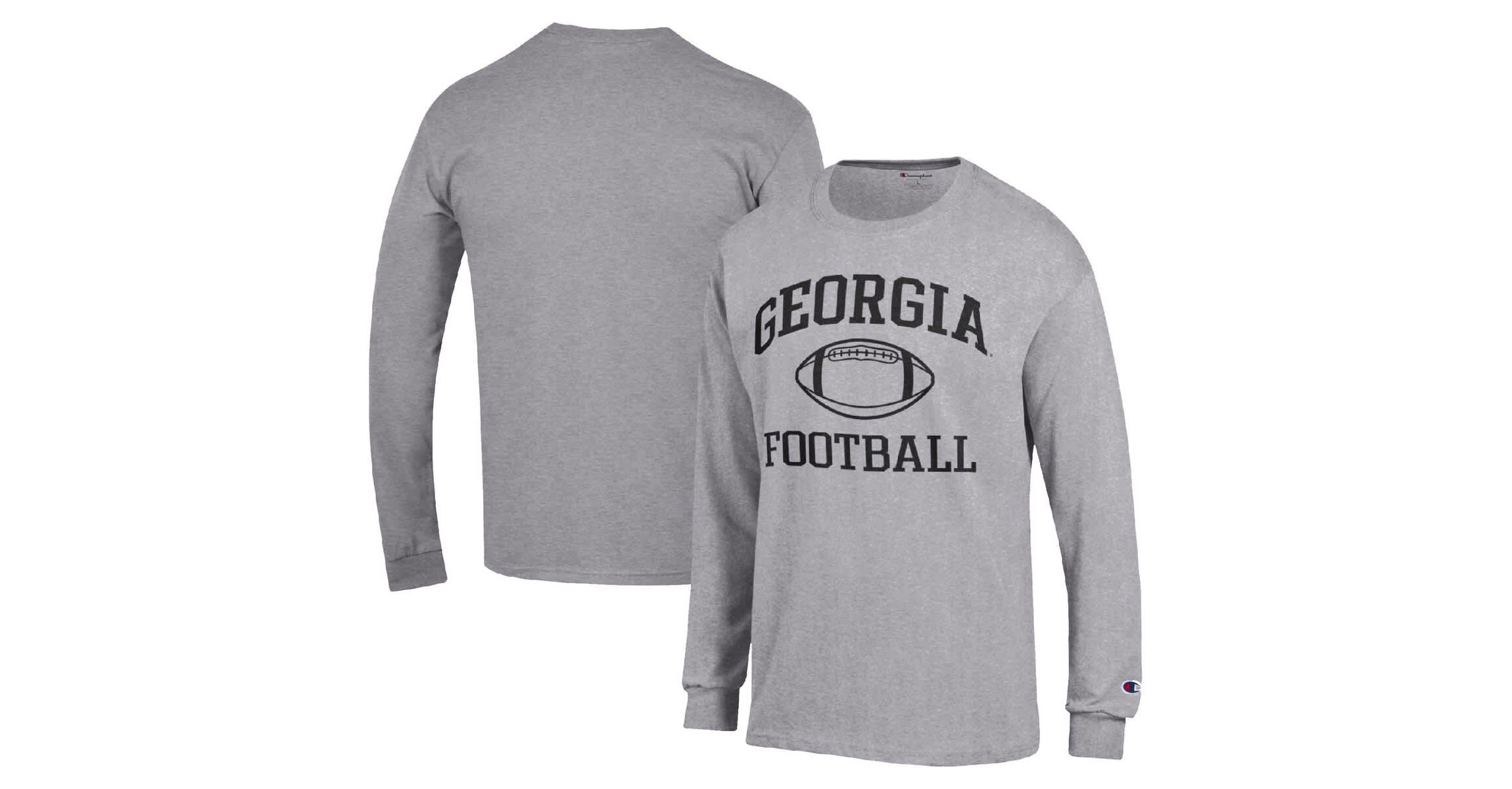 NCAA Georgia Bulldogs Football Icon Long Sleeve T-Shirt