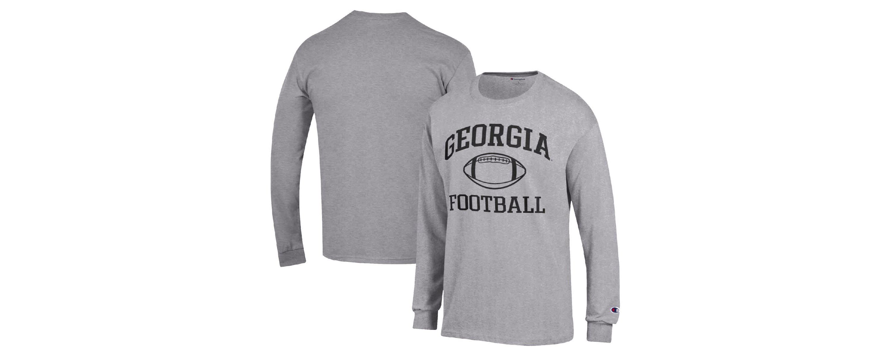 NCAA Georgia Bulldogs Football Icon Long Sleeve T-Shirt