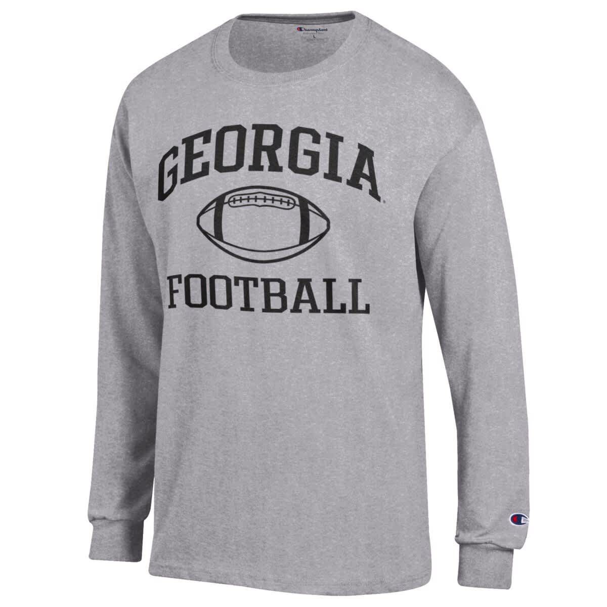 NCAA Georgia Bulldogs Football Icon Long Sleeve T-Shirt