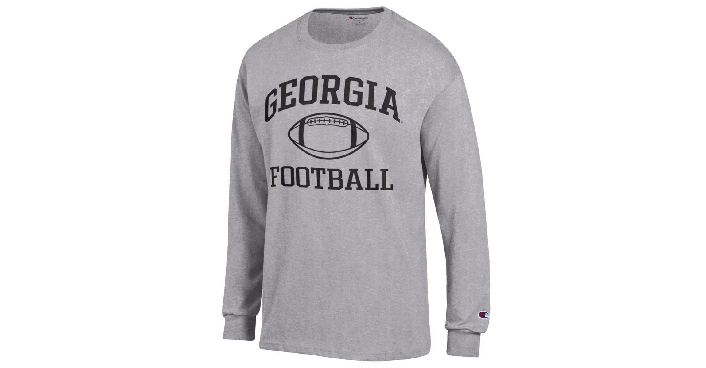 NCAA Georgia Bulldogs Football Icon Long Sleeve T-Shirt