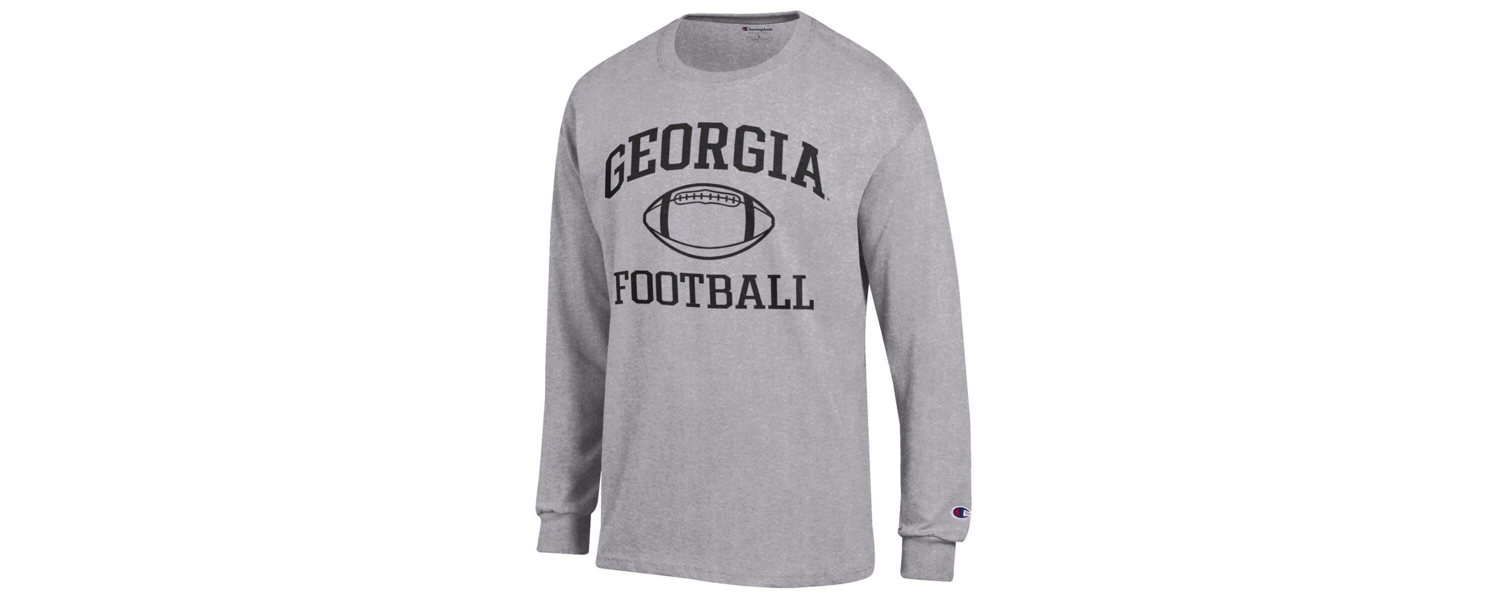 NCAA Georgia Bulldogs Football Icon Long Sleeve T-Shirt