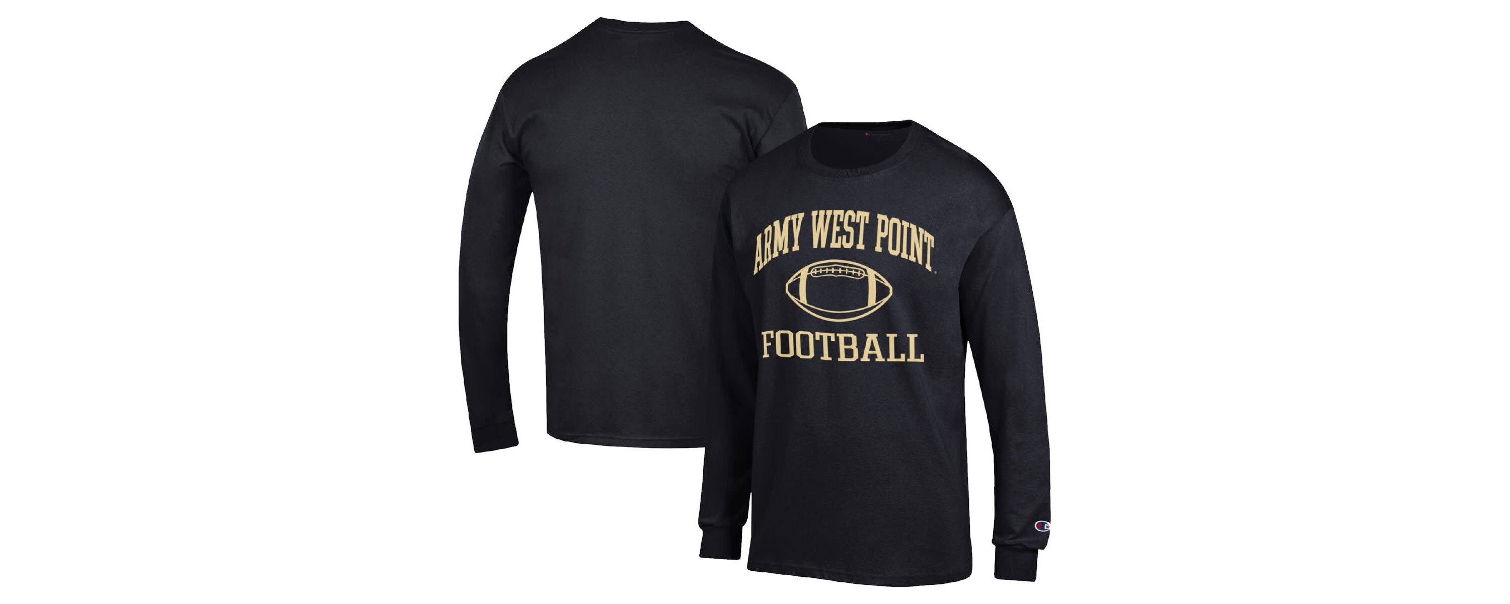 Army Black Knights NCAA Army Knights Football Icon Long Sleeve T-Shirt