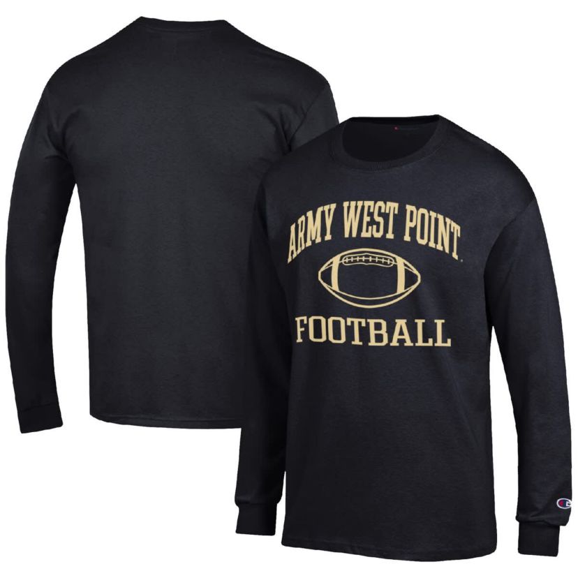 Army Black Knights NCAA Army Knights Football Icon Long Sleeve T-Shirt