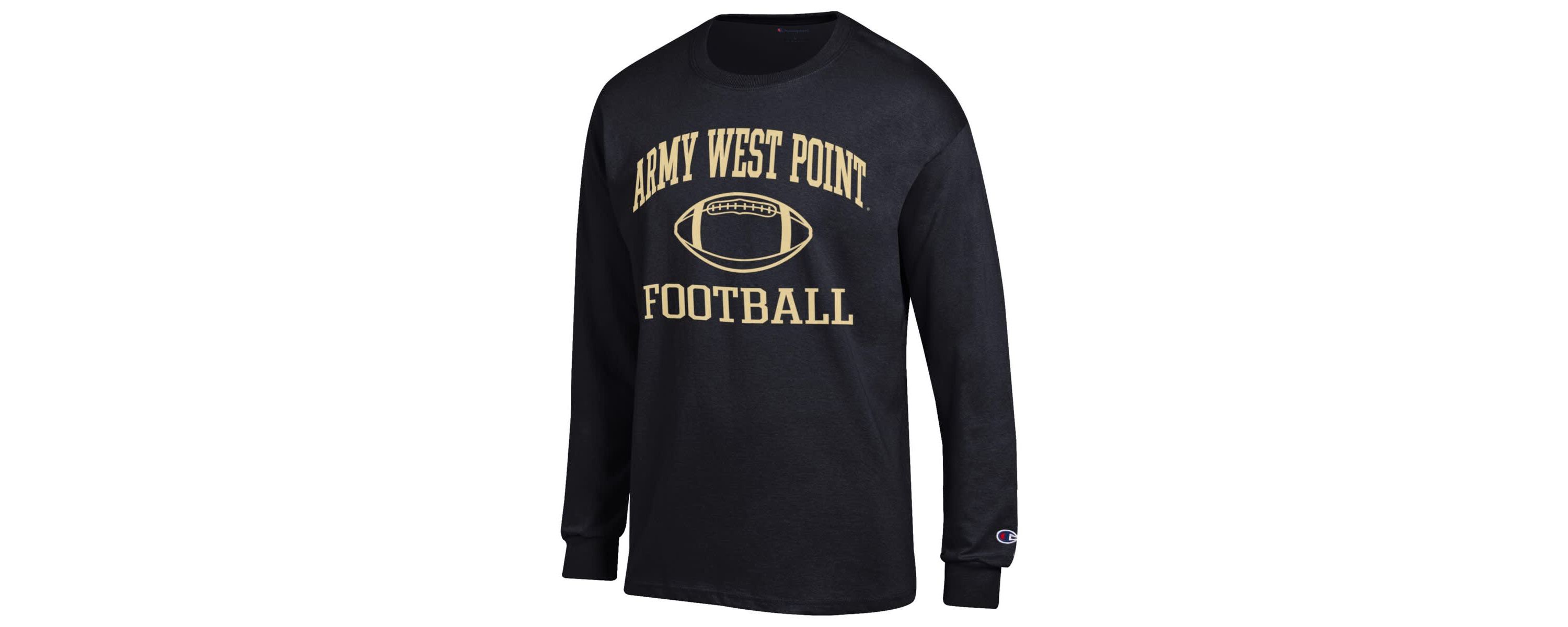 Army Black Knights NCAA Army Knights Football Icon Long Sleeve T-Shirt