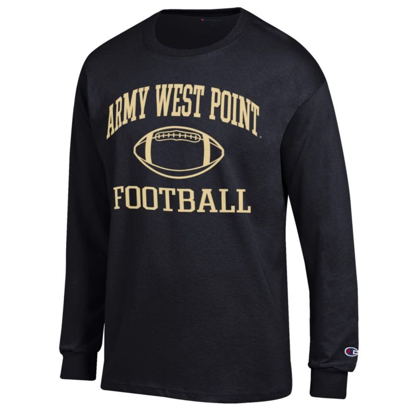 Army Black Knights NCAA Army Knights Football Icon Long Sleeve T-Shirt