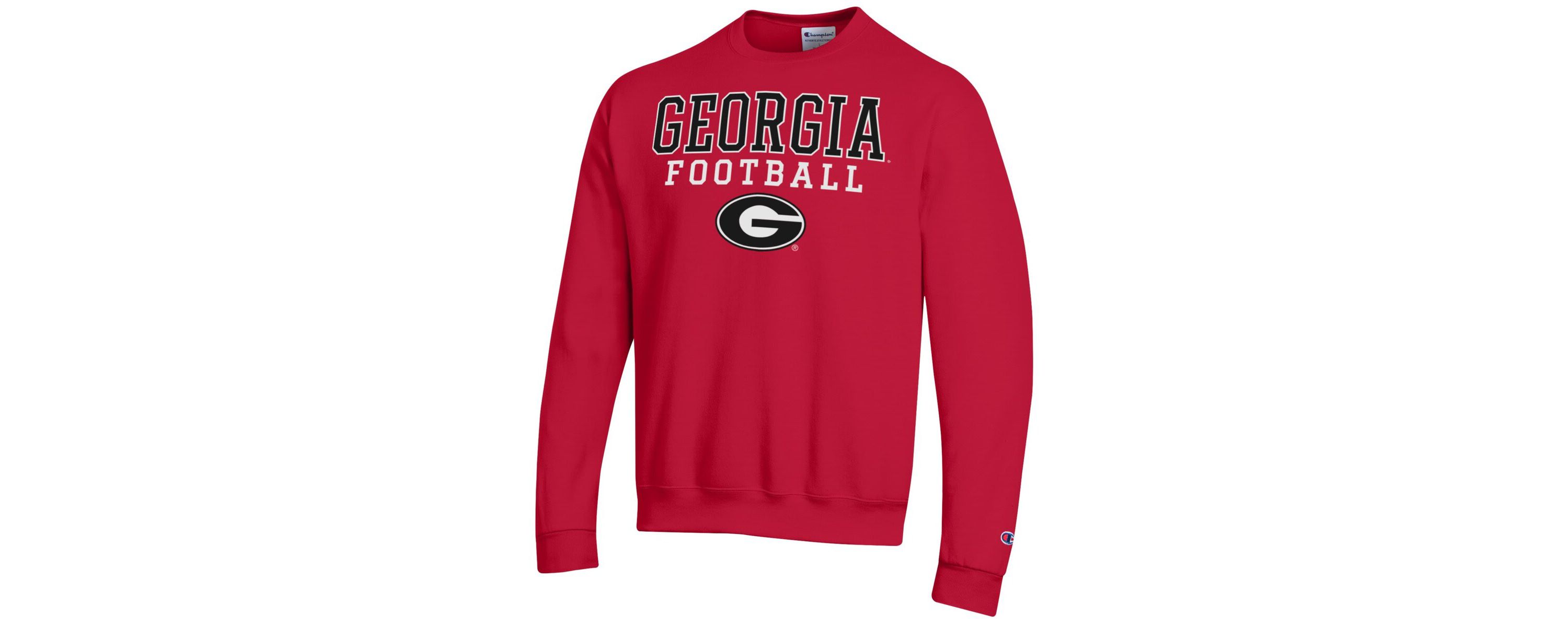 NCAA Georgia Bulldogs Football Stacked Pullover Sweatshirt