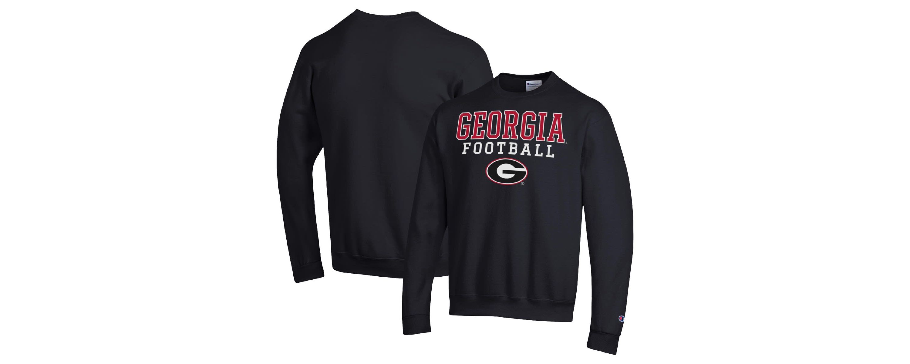 NCAA Georgia Bulldogs Football Stacked Pullover Sweatshirt