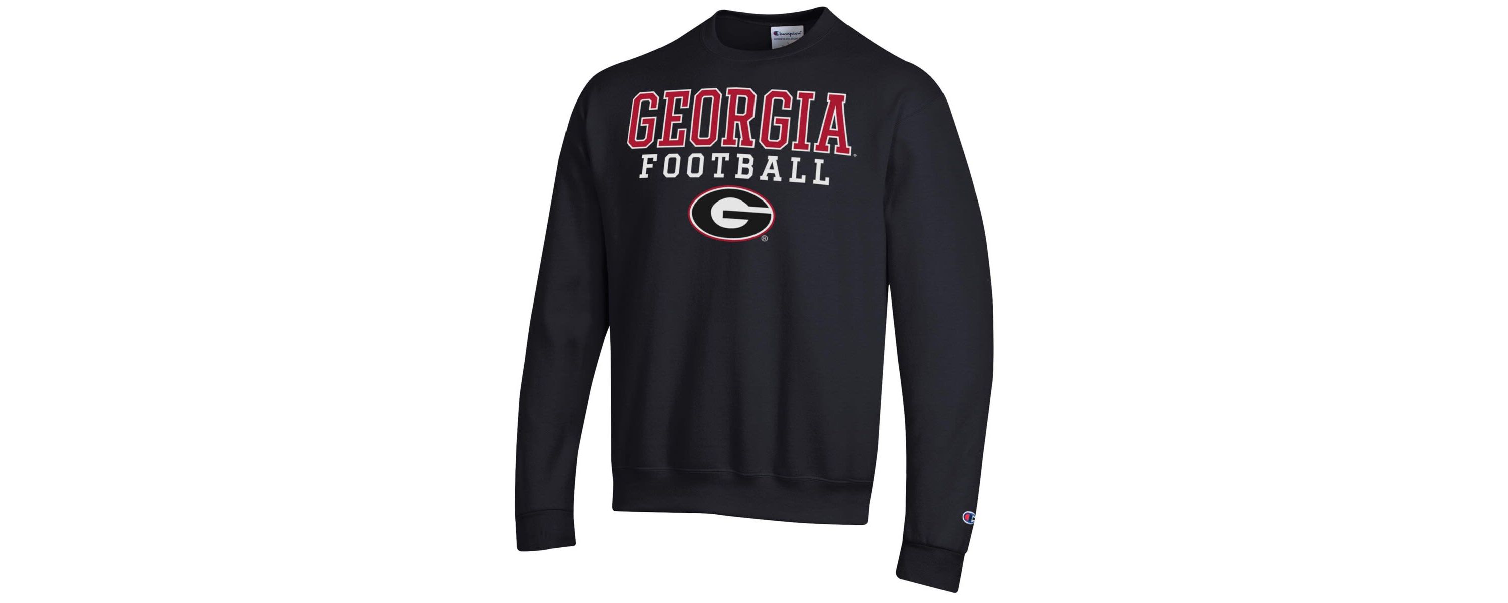 NCAA Georgia Bulldogs Football Stacked Pullover Sweatshirt