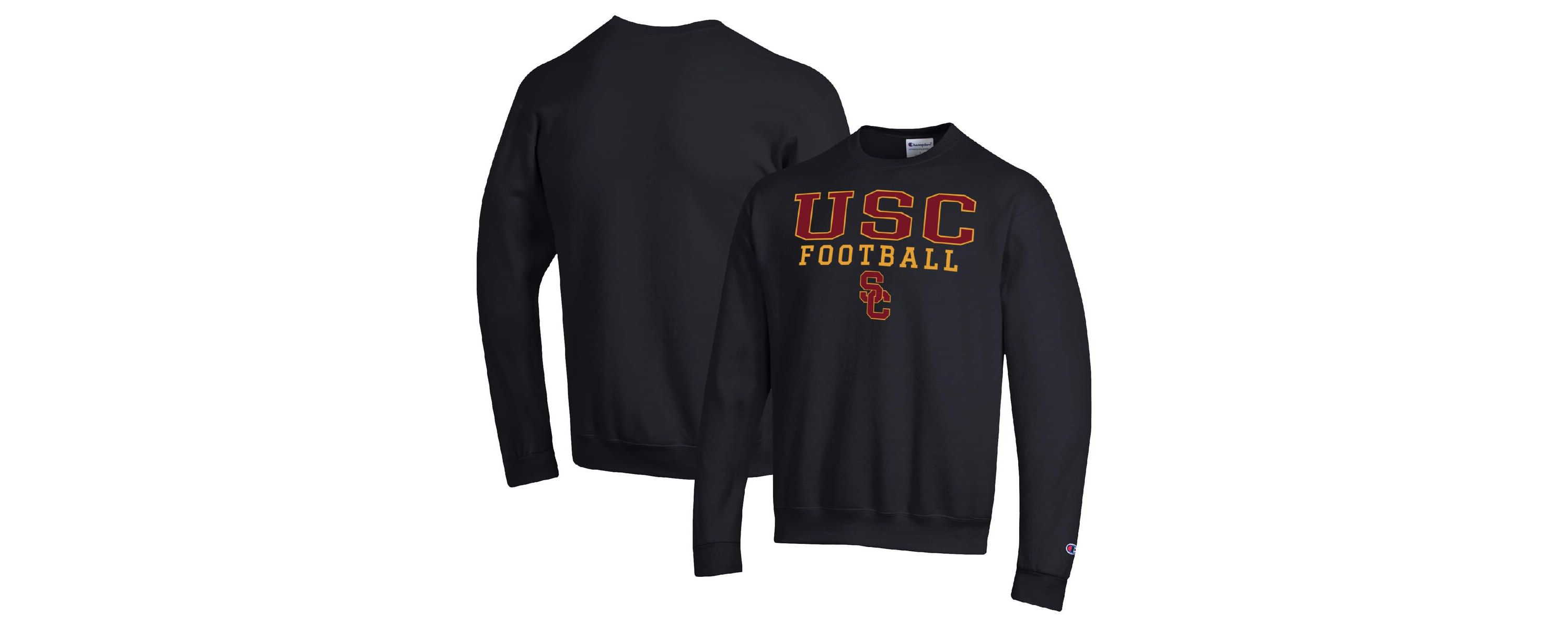 NCAA USC Trojans Football Stacked Pullover Sweatshirt