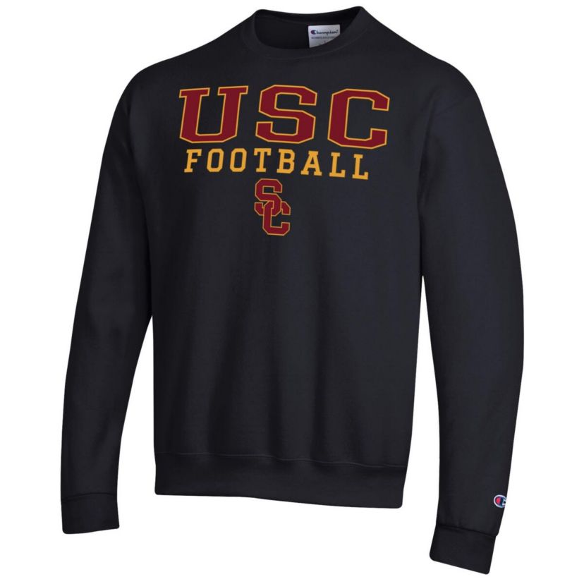 NCAA USC Trojans Football Stacked Pullover Sweatshirt