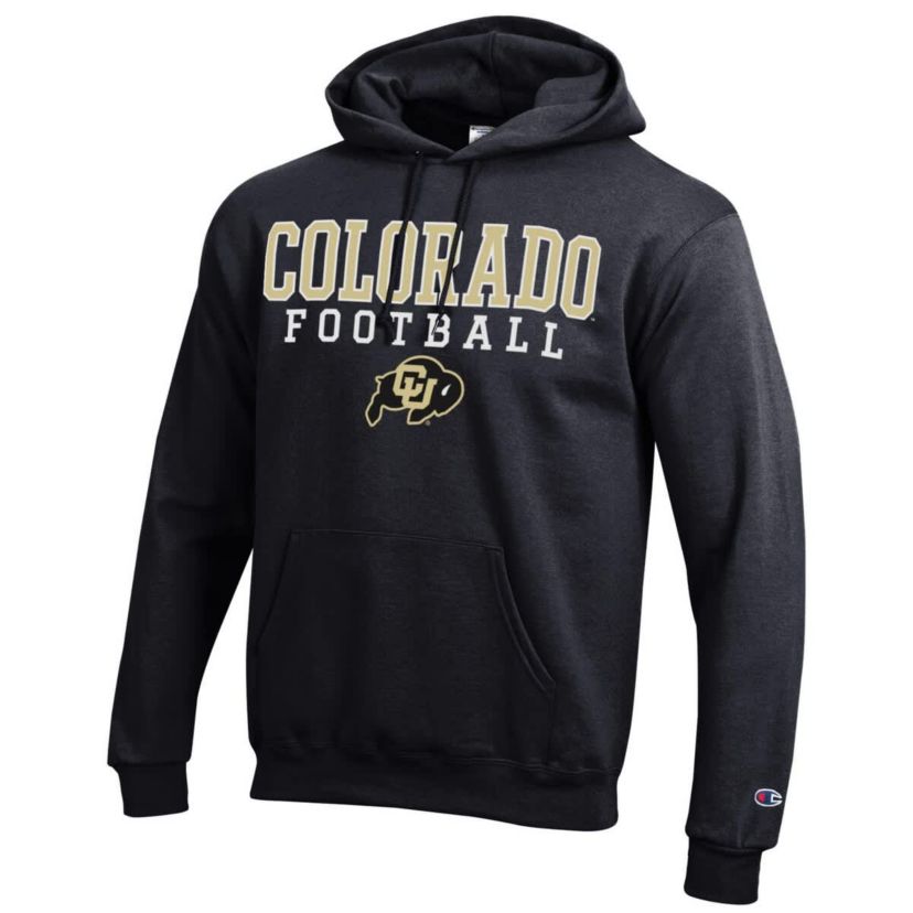NCAA Colorado Buffaloes Football Stack Pullover Hoodie