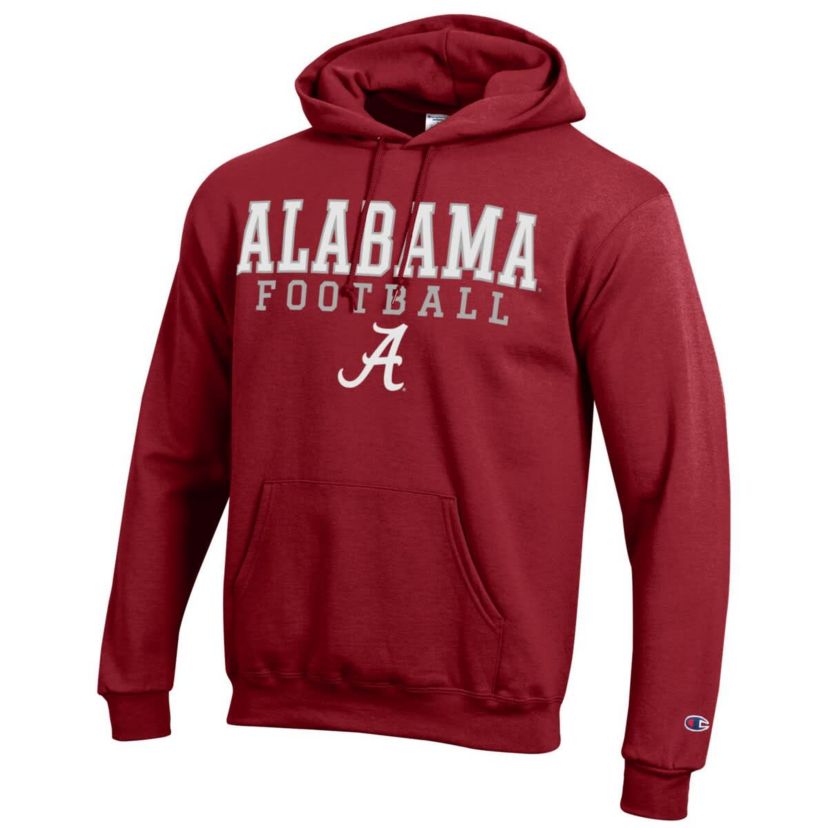 Alabama Crimson Tide NCAA Alabama Tide Football Stack Pullover Hoodie