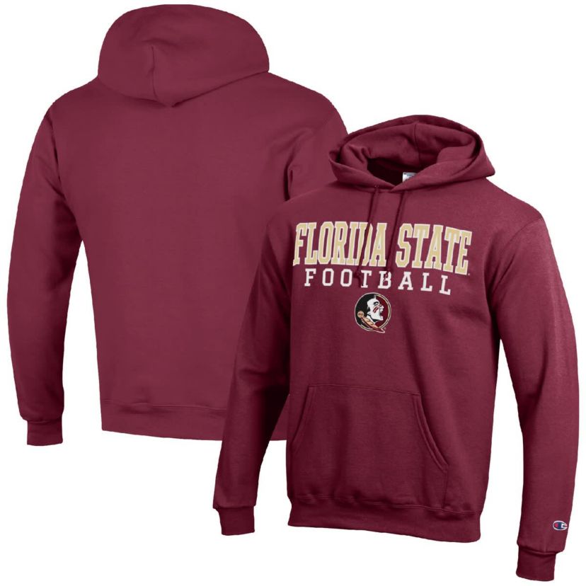 NCAA Florida State Seminoles Football Stack Pullover Hoodie