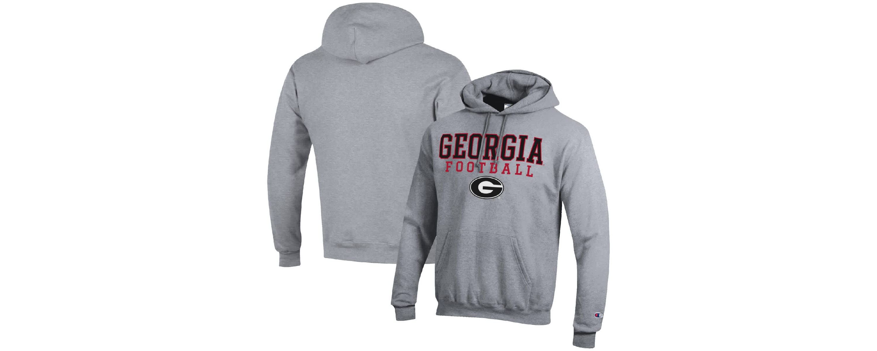 NCAA Georgia Bulldogs Football Stack Pullover Hoodie