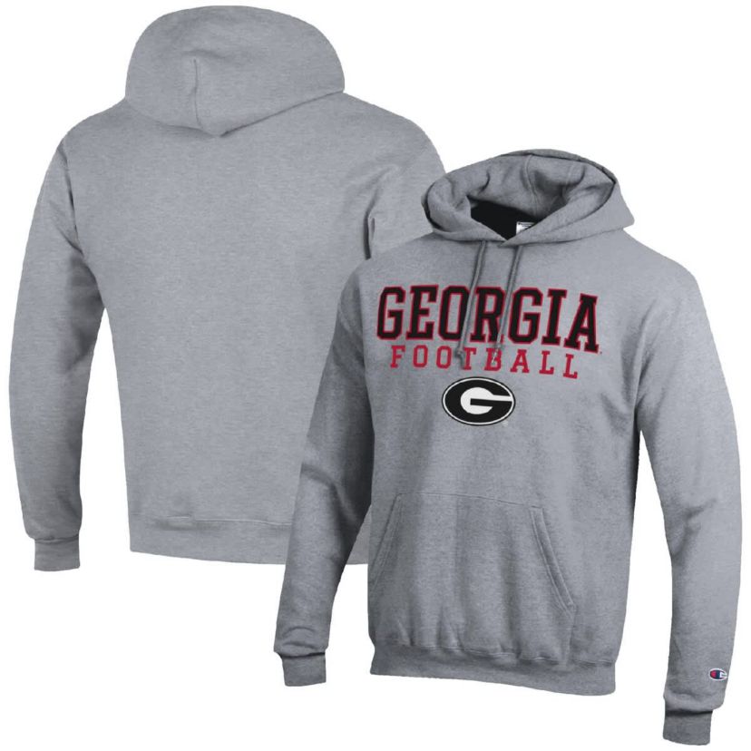 NCAA Georgia Bulldogs Football Stack Pullover Hoodie