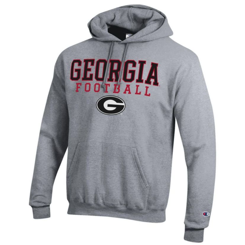 NCAA Georgia Bulldogs Football Stack Pullover Hoodie