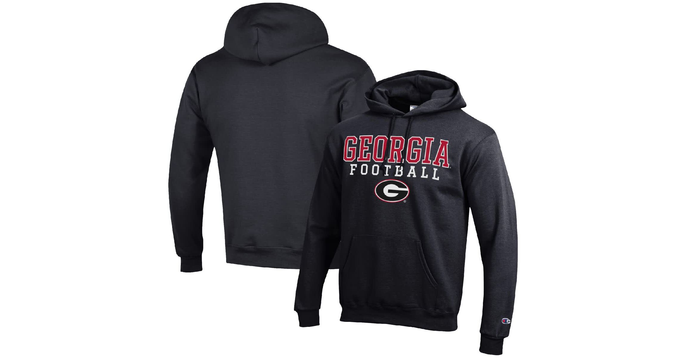 NCAA Georgia Bulldogs Football Stack Pullover Hoodie
