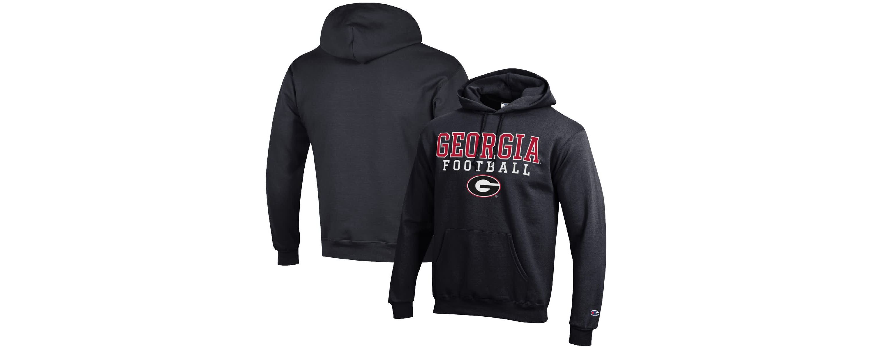 NCAA Georgia Bulldogs Football Stack Pullover Hoodie