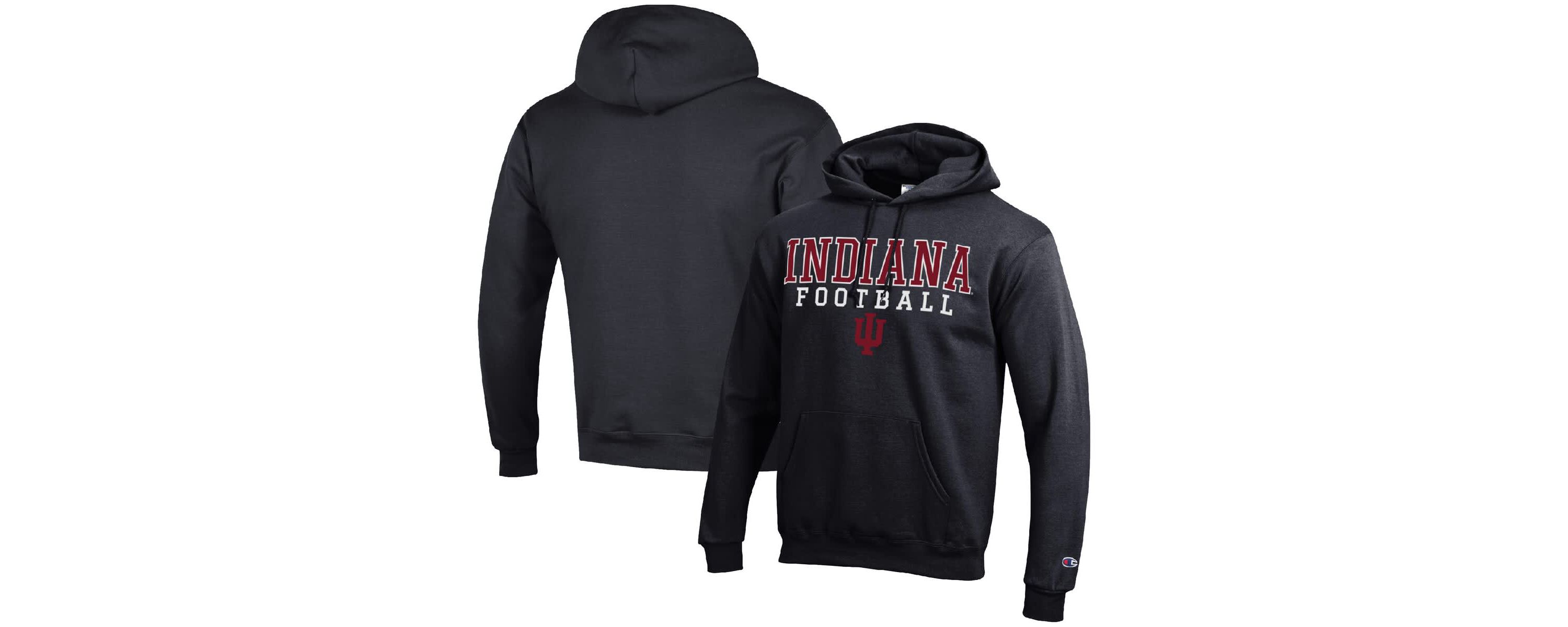 NCAA Indiana Hoosiers Football Stack Pullover Hoodie